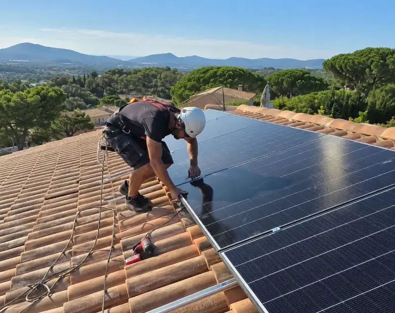 Installateur panneaux solaires Laroque-de-Fa — pose photovoltaïque sur toiture
