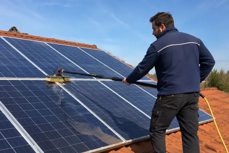 Nettoyage et entretien de panneaux solaires à Laroque-de-Fa